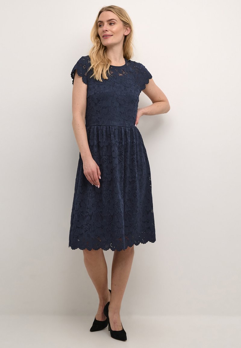 chinese dress ladies Lady Black Tie - Reyna Dress - Navy Blue