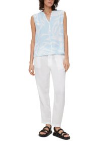 s.Oliver Top - creme/blau