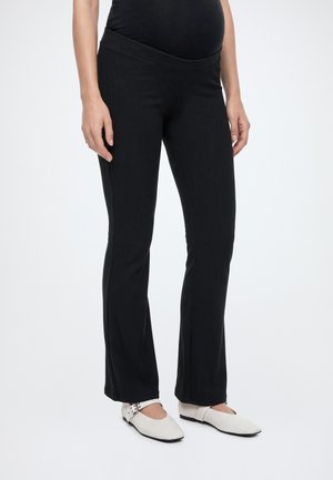 ONLY MATERNITY, OLMNELLA FLARED PANT - Панталони - black