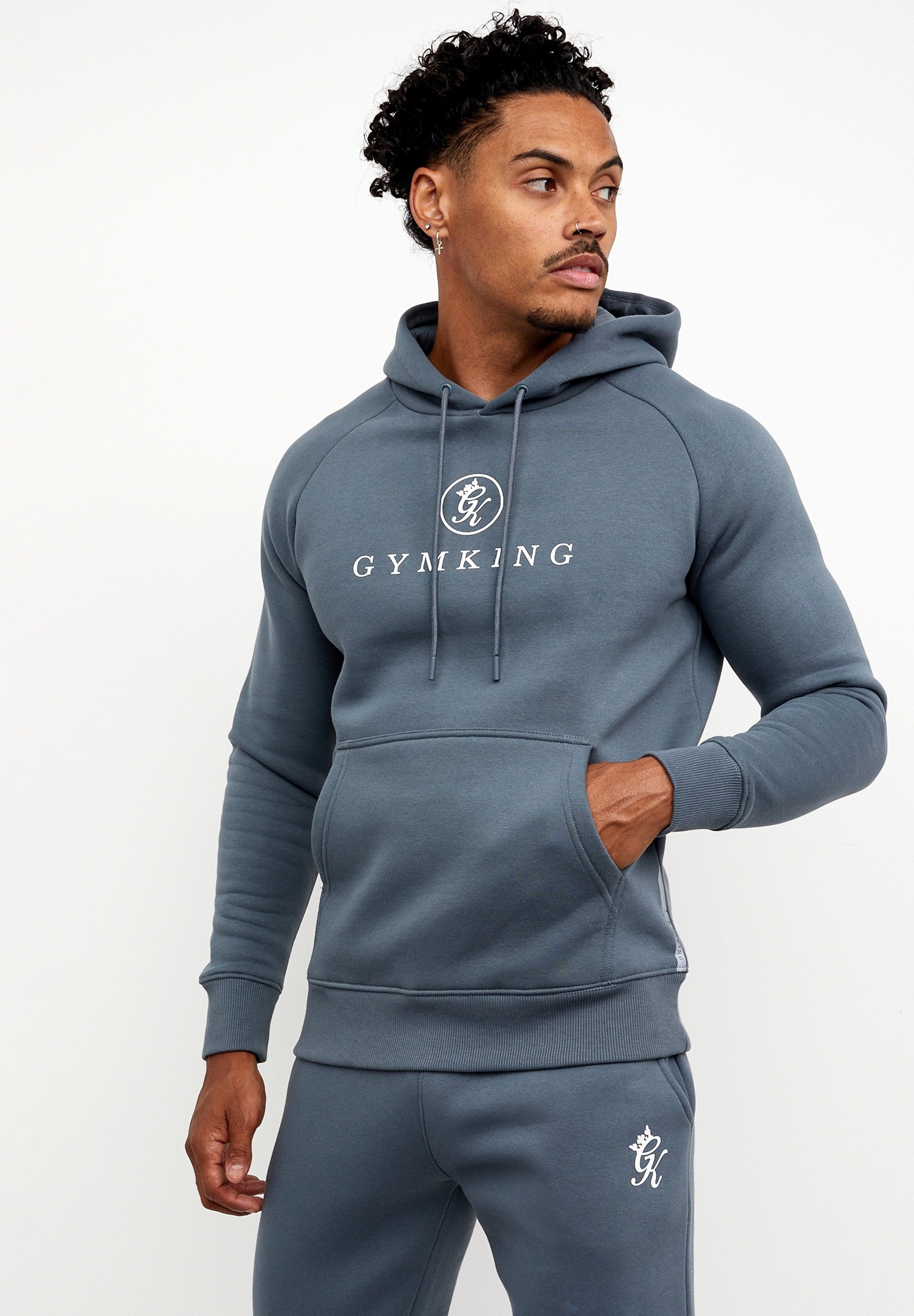 Gym King GK PRO LOGO - Hoodie - stormy grey/grijs - Zalando.nl