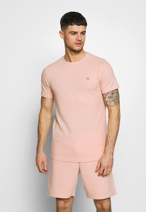 JPRBLAFRANCO TEE CREW NECK - Jednoduché triko - evening sand