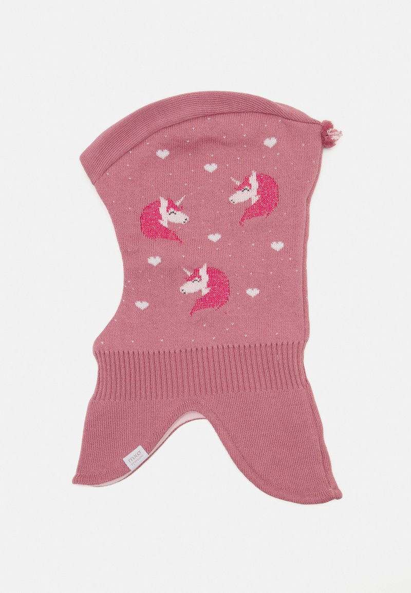 maximo MINI GIRL BALACLAVA UNISEX - Berretto - foxglove/sun pink