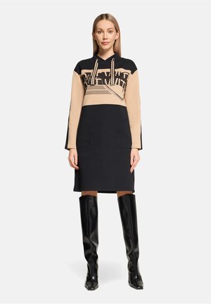 BETTY BARCLAY LANGARM - Jerseyjurk - patch beige black
