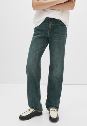 Vaqueros rectos - stone blue denim