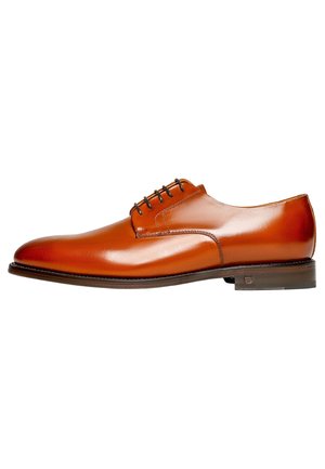 WINSTON PD - Derbies & Richelieus - cognac