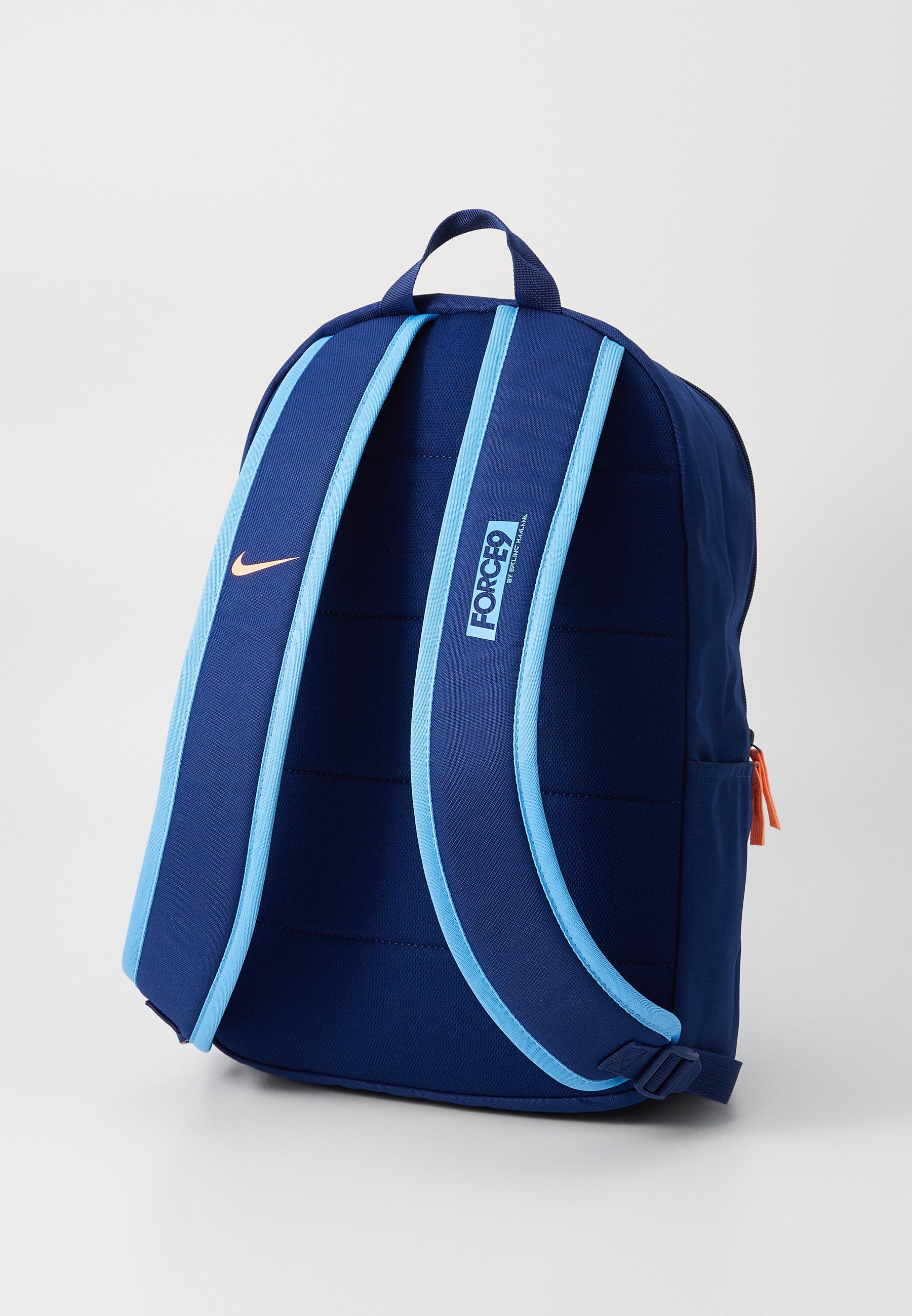 blue and orange nike backpack