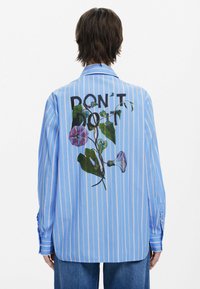 Desigual - STRIPED  - Button-down blouse - blue Thumbnail Image 1