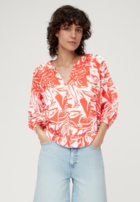 s.Oliver MIT RAFFUNG - Bluse - orange