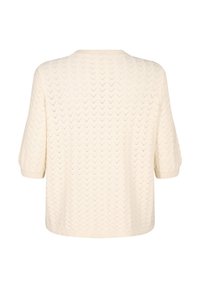 Zizzi MIT LOCHMUSTER - Základné tričko - birch mel