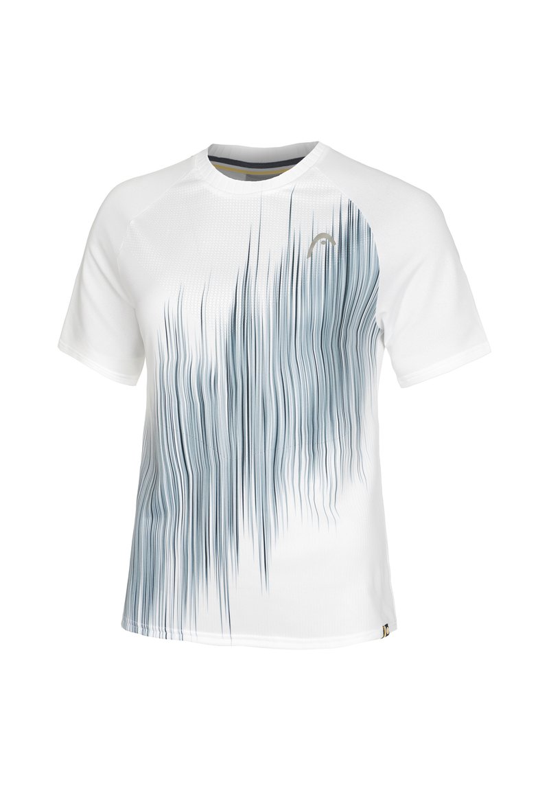 Head T-shirt print wit Head T-shirt print wit