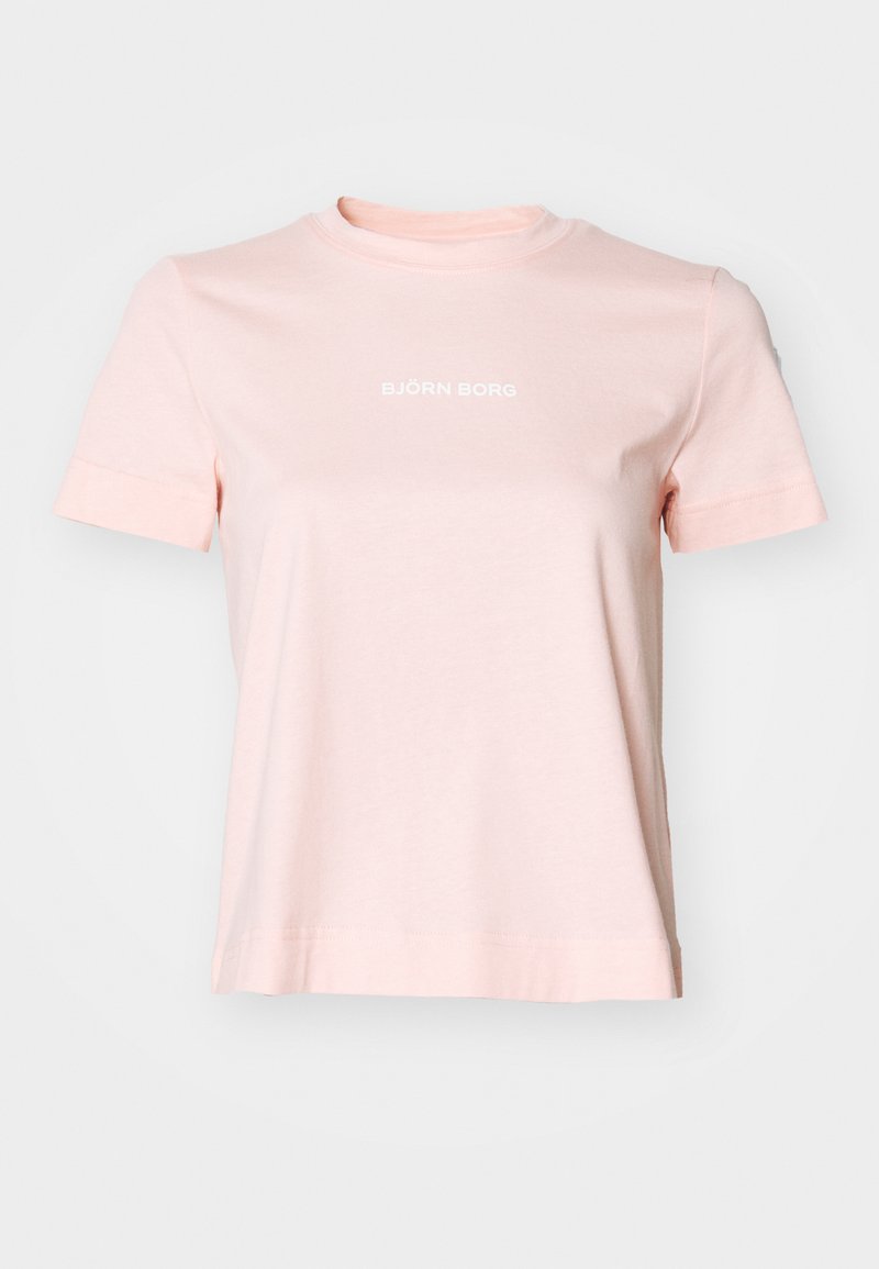 Björn Borg T-shirt basic donkerroze