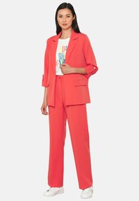 LolaLiza STRAIGHT - Trousers - coral pink