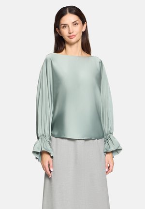 MIT U-BOOT-AUSSCHNITT - Blouse - chinois green
