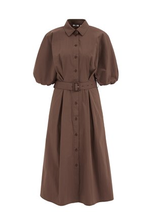 WE Fashion, Robe chemise - brown