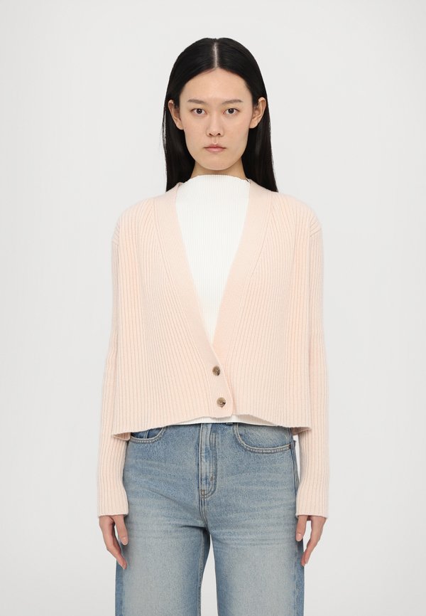 WRAP CARDIGAN - Cardigan - pale peach