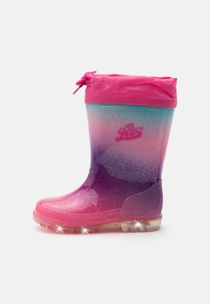 LICO, POWERLIGHT BLINKY - Wellies - pink/lilac/turquoise