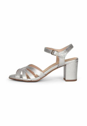 MiMao, MUSA – SANDALIAS DE TACÓN ANCHO PLATA - Sandalias - silver-coloured