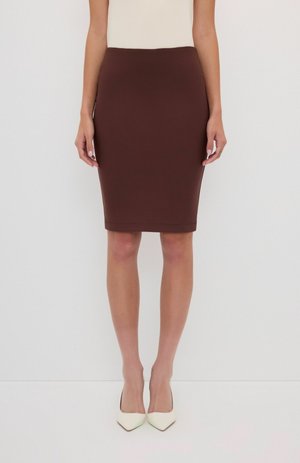 adL Bleistiftrock - brown