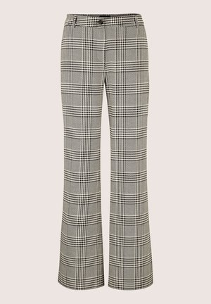 MADELEINE, MADELEINE HOSE WEITE HOSE IM GLENCHECK-MUSTER - Broek - black   off-white
