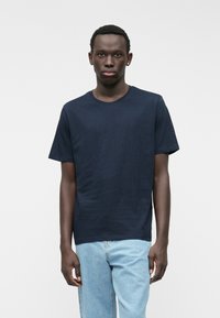 Jack & Jones JJEORGANIC TEE O NECK 5 PACK - Paprasti marškinėliai - black/white