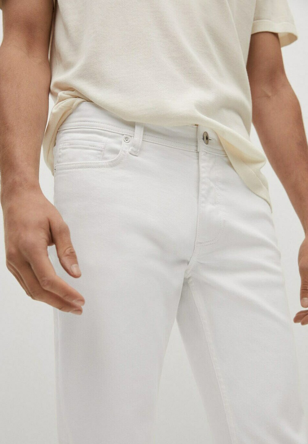 Mango JAN - Slim fit jeans - blanco/wit - Zalando.nl