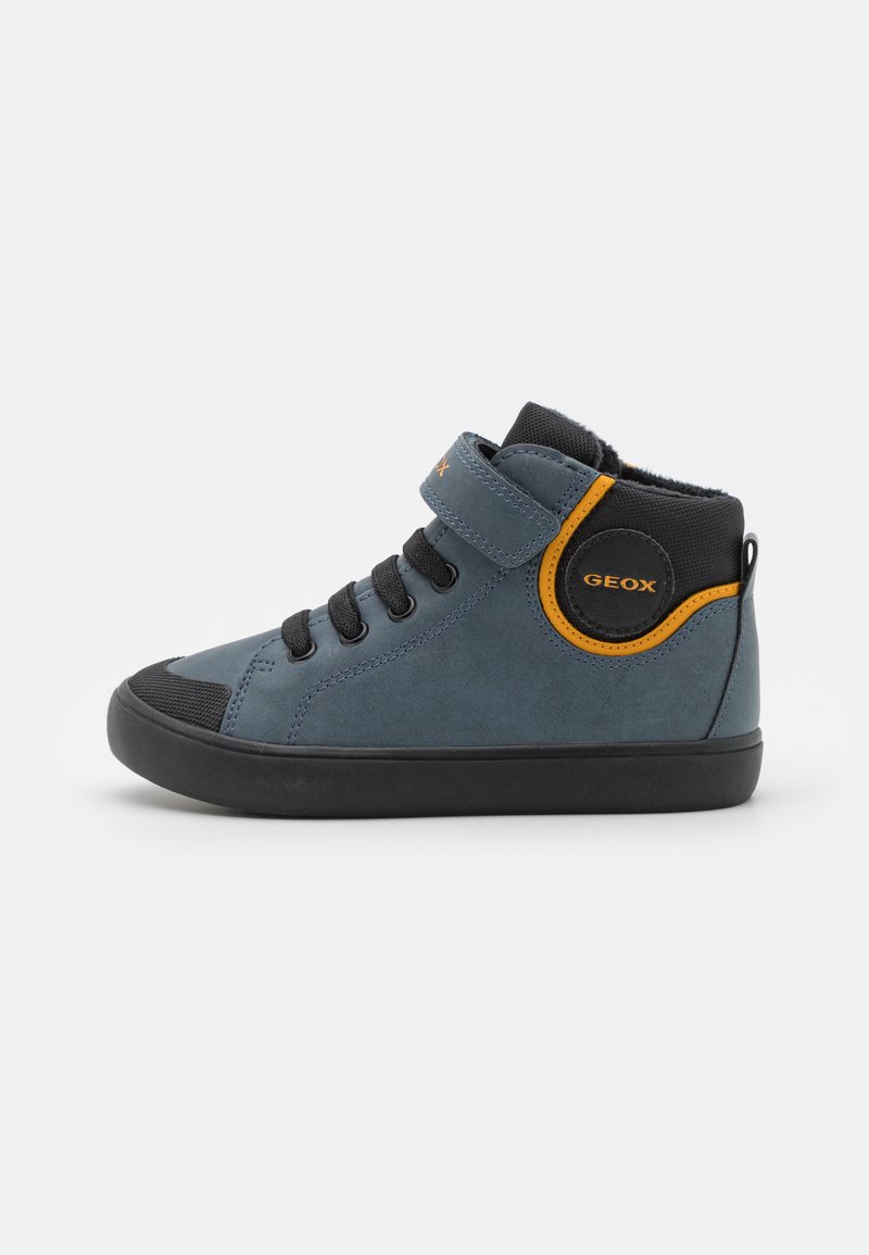 Chaussures Sport Cuir Nylon Geox Sneakers Garçon Gisli Boy Baskets Sport Loisirs En Cuir 890129
