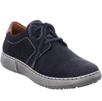 Námornické semišové boty s perforovaným designem, koženými akcenty, kulatou špičkou a šedou gumovou podrážkou. Obsahují tónové šití a šněrování.