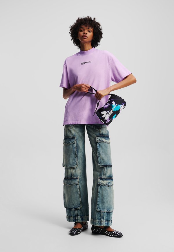 RELAX WASHED TEE - Print T-shirt - lavendula3