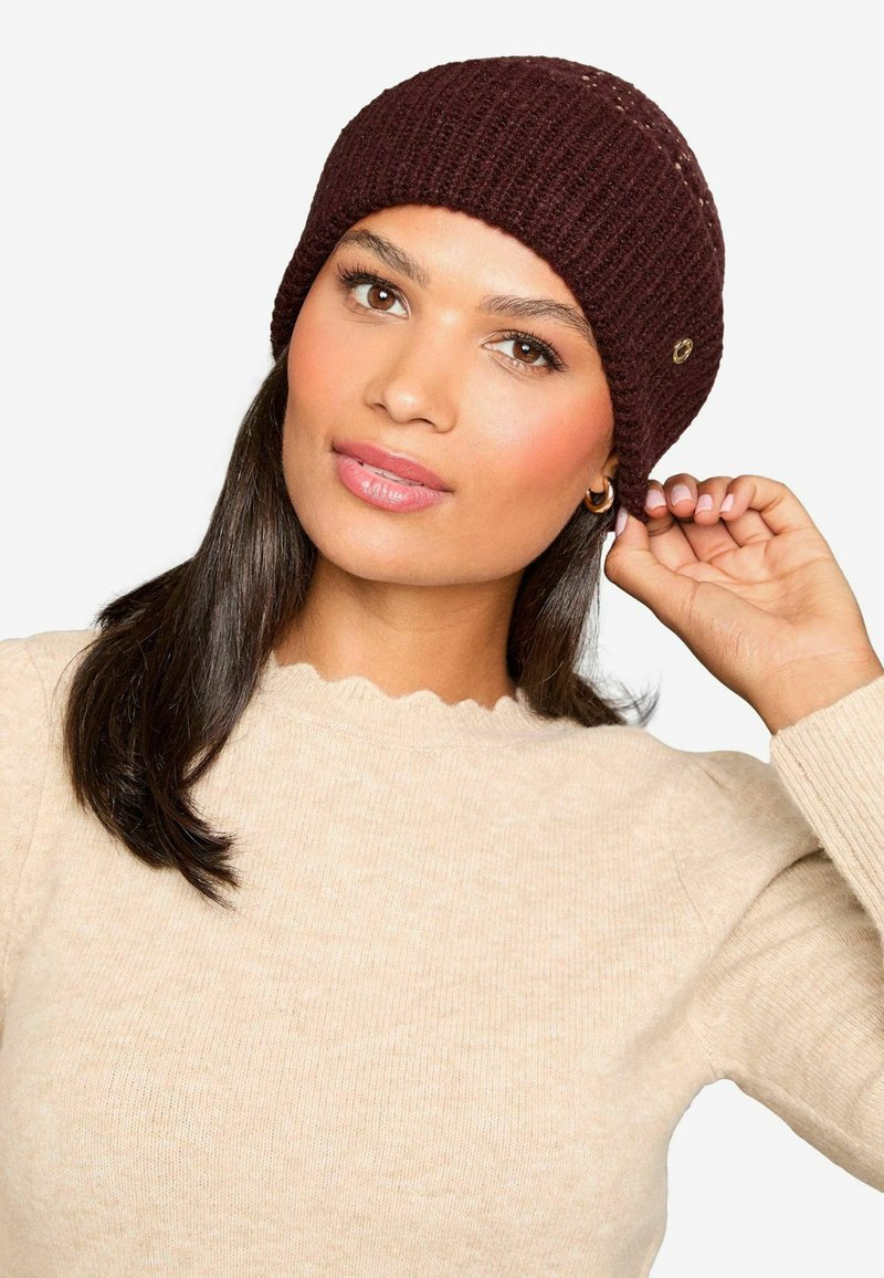 Lipsy COSY EMBELLISHED GEM - REGULAR FIT - Čepice - red