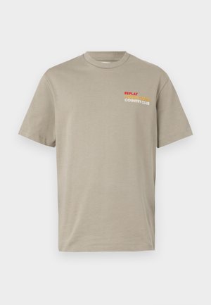 Replay MONTE CARLO TENNIS CLUB - T-Shirt print - khaki