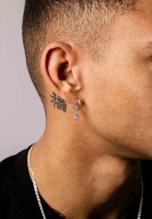 IX STUDIOS IX MINI HOOPS SILVER - Øreringe - silver coloured