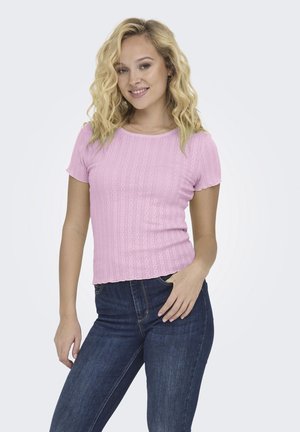 ONLCARLOTTA  - T-shirt basique - pink lady