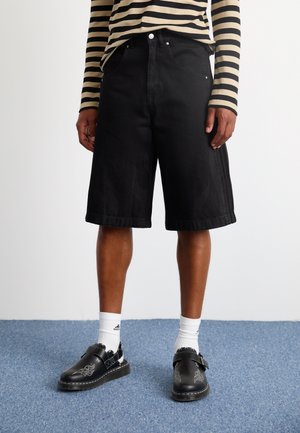 Jeansshorts - black