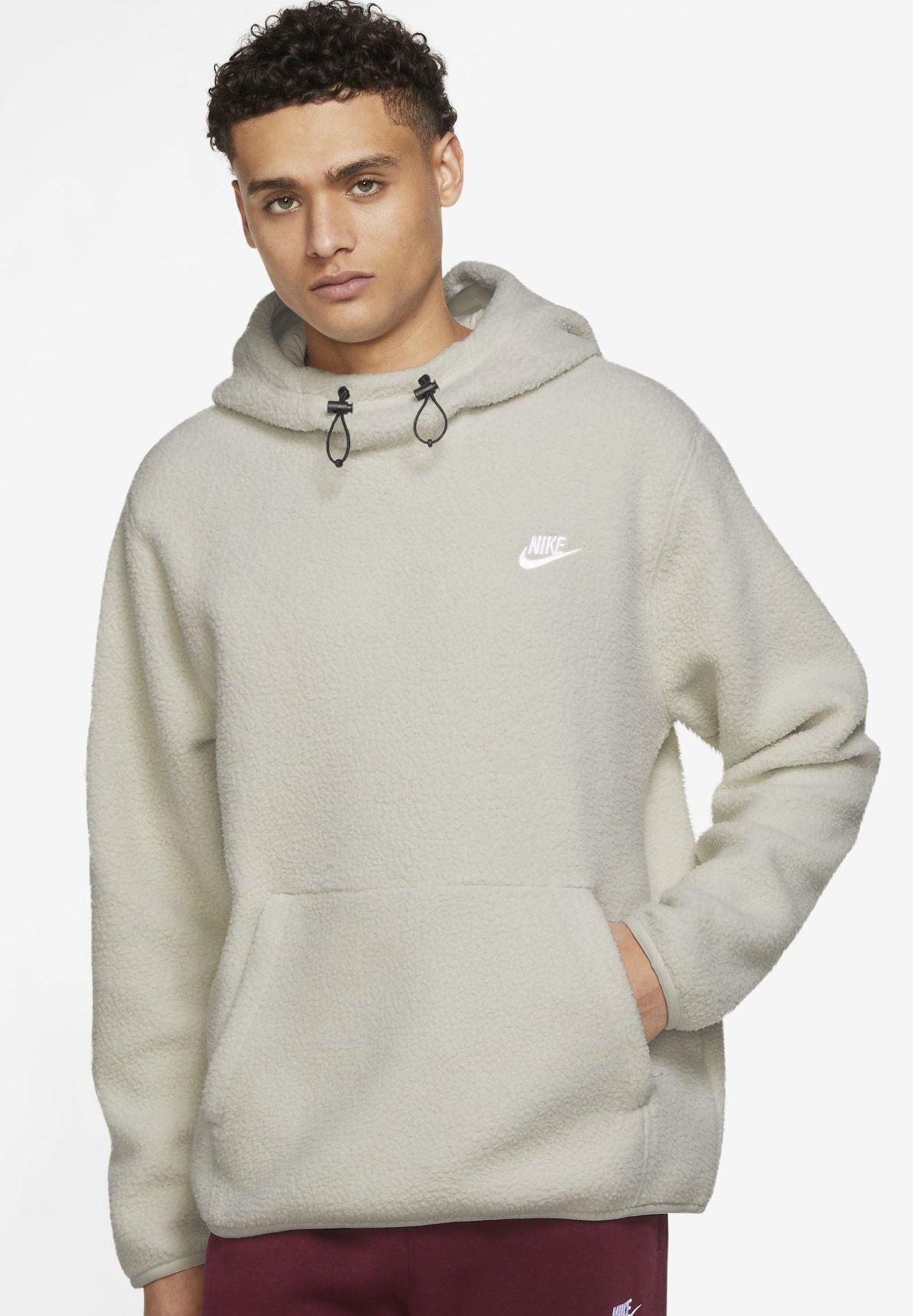 Nike Sportswear Sweat polaire - light bone/white/écru - ZALANDO.FR