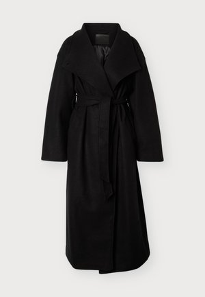 Gina Tricot, HIGH NECK COAT - Класическо палто - black