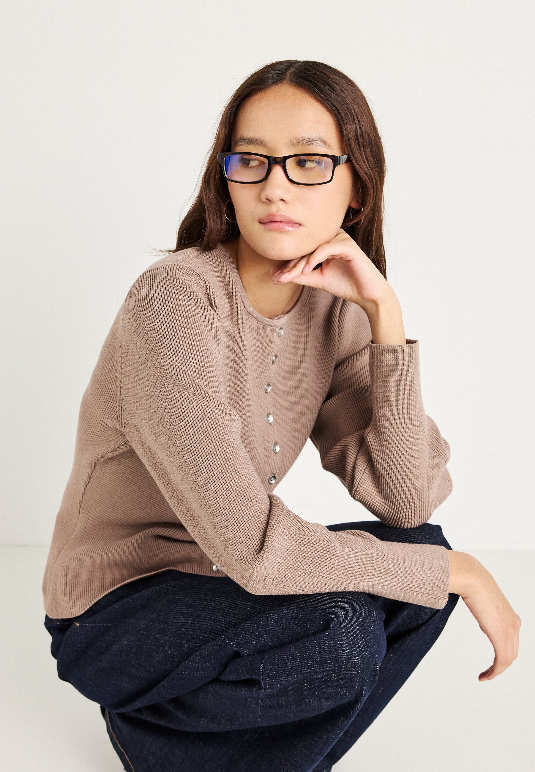 MSCH Copenhagen LUSHIA CARDIGAN - Cardigan - mountain trail/light