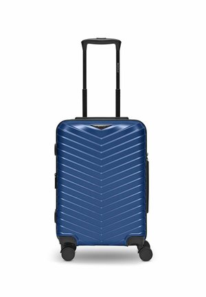 Luggage - metallic blue shiny