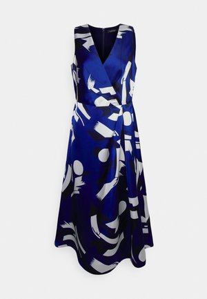 DANNALINA SLEEVELESS DAY DRESS - Hverdagskjoler - blue/cream/navy