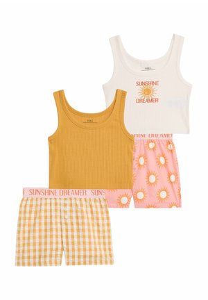 2PACK PATTERNED SETS - Pyjama - yellow
