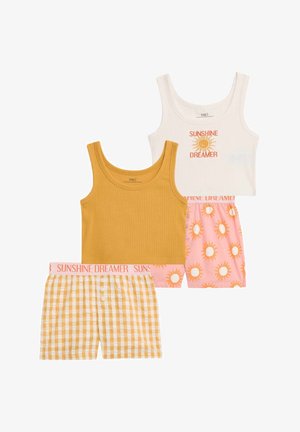 2PACK PATTERNED SETS - Pyjama - yellow