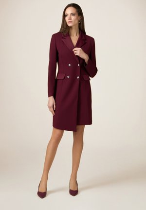 DOPPIOPETTO CON BOTTONI 
 - Shirt dress - bordeaux