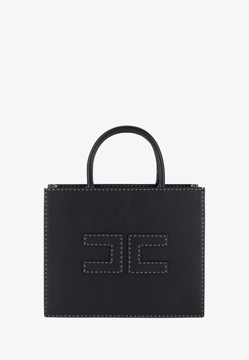 Elisabetta Franchi IMPUNTURE A CONTRASTO - Handtasche - nero