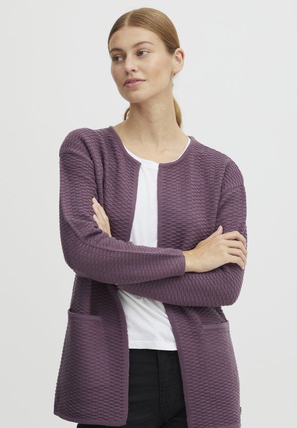 OXMILINE - Cardigan - grape jam