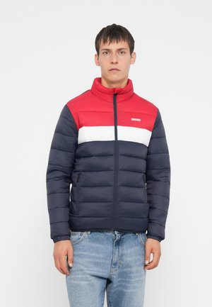 JJVINCENT PUFFER COLLAR - Välikausitakki - tango red