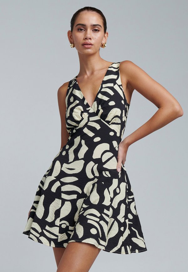 SITA - Freizeitkleid - abstract strokes