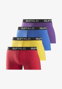 Selected, rot gelb blau lila