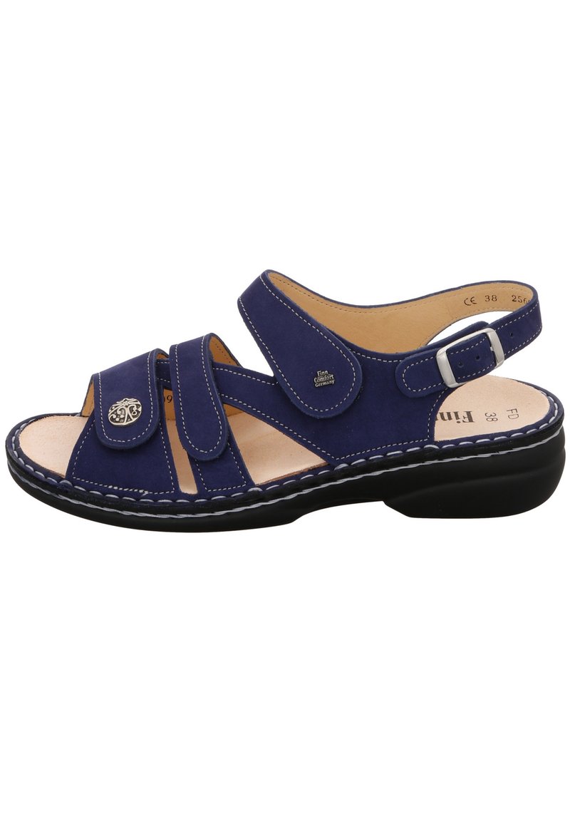 Finn Comfort Herren Schnürschuh Master-Artikel Nightblue - Bequemschuh Mit Lederfutter & Herausnehmbarer Decksole