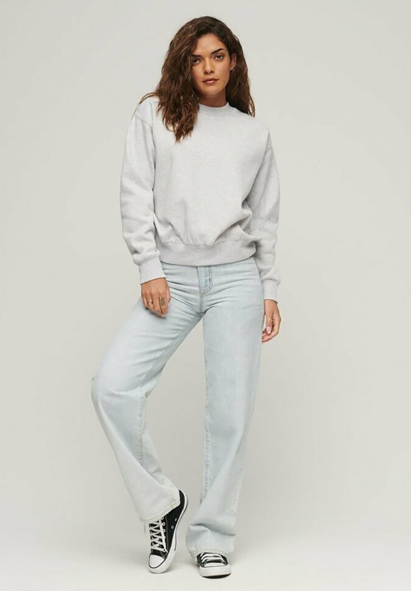 Superdry & Co ESSENTIAL LOGO - Sudadera - glacier grey marl