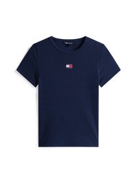 BADGE - Lihtne T-särk - dark night navy