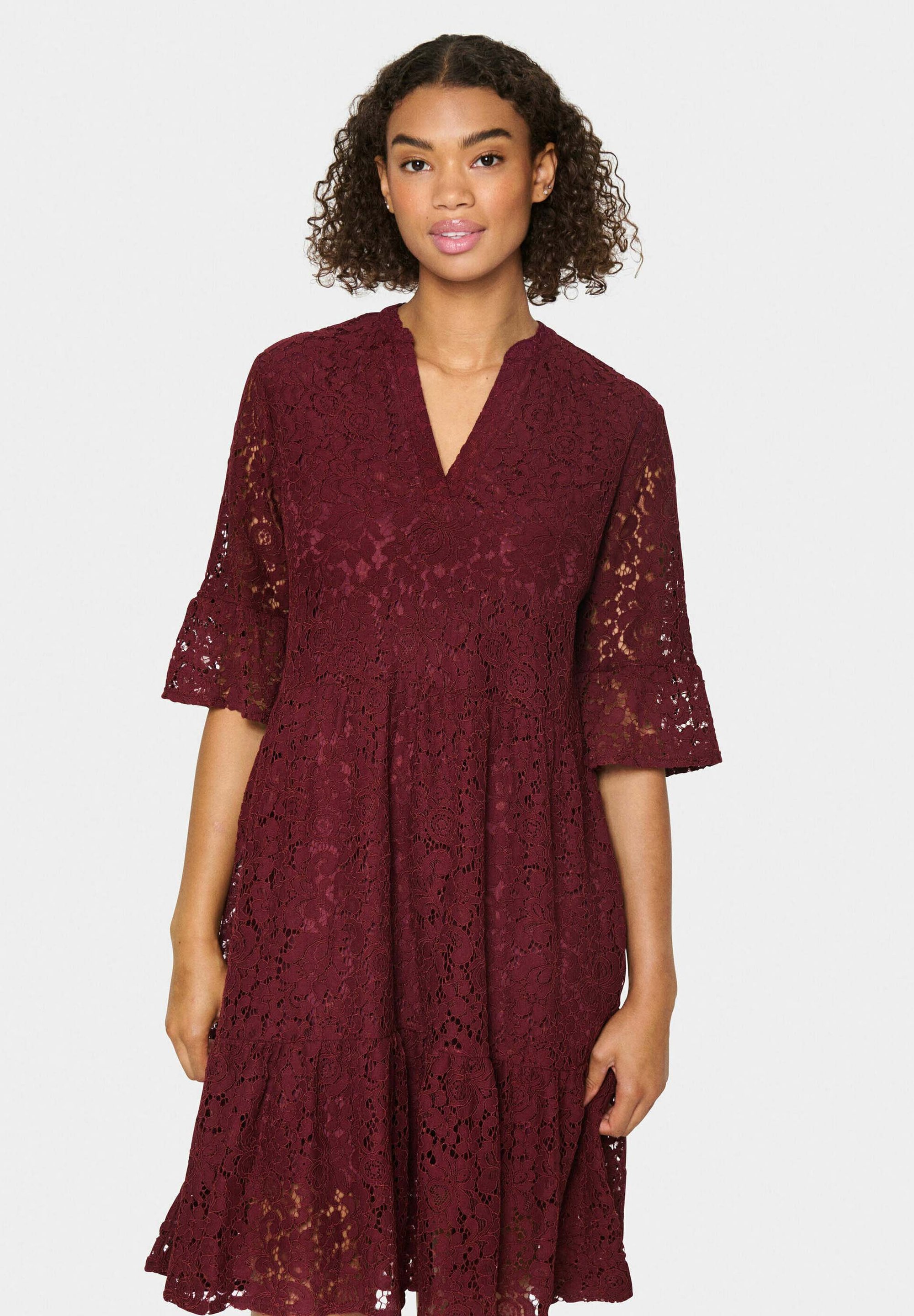 Saint Tropez ZANNASZ DRESS - Day dress - windsor wine/red - Zalando.ie Saint Tropez ZANNASZ DRESS - Day dress - windsor wine/red - Zalando.ie